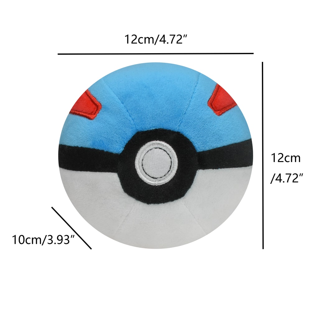 Poke Ball Plush Backpack Pendant Set for Kids and Anime Fans