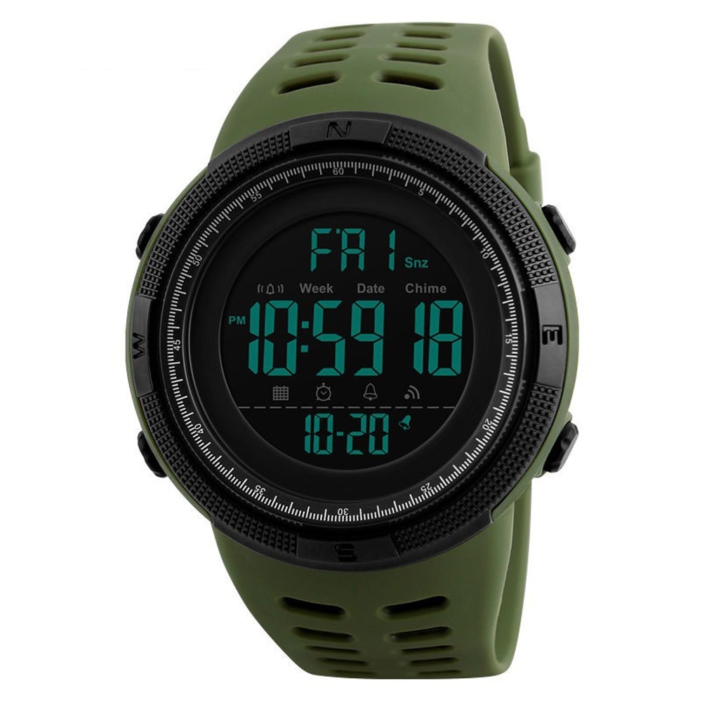Mens Military Sports LED Digital Watch With Luminous Display 9