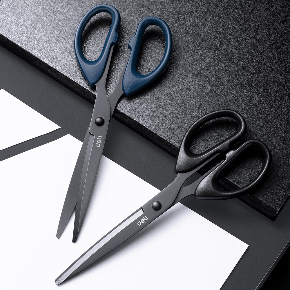Heavy Duty Office Scissors With Stainless Steel Black Blade 0