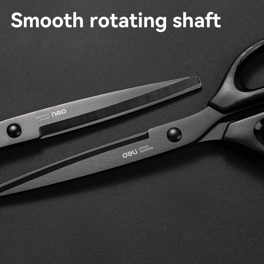 Heavy Duty Office Scissors With Stainless Steel Black Blade 1