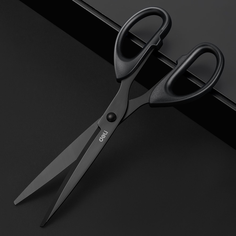 Heavy Duty Office Scissors With Stainless Steel Black Blade 4