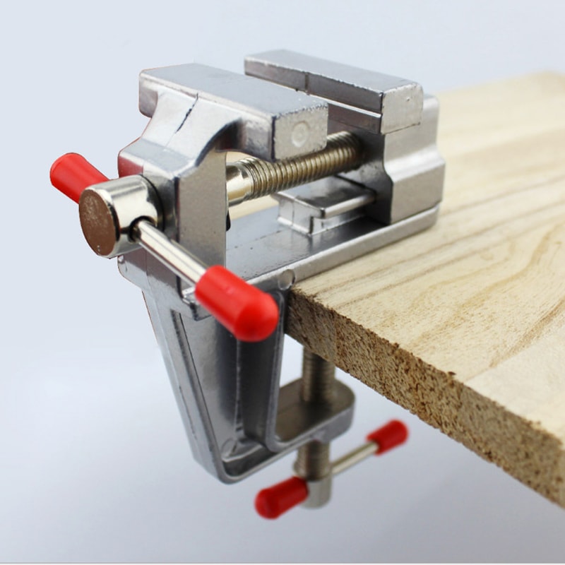 Mini Bench Vise Aluminum Clamp On Hobby Tool