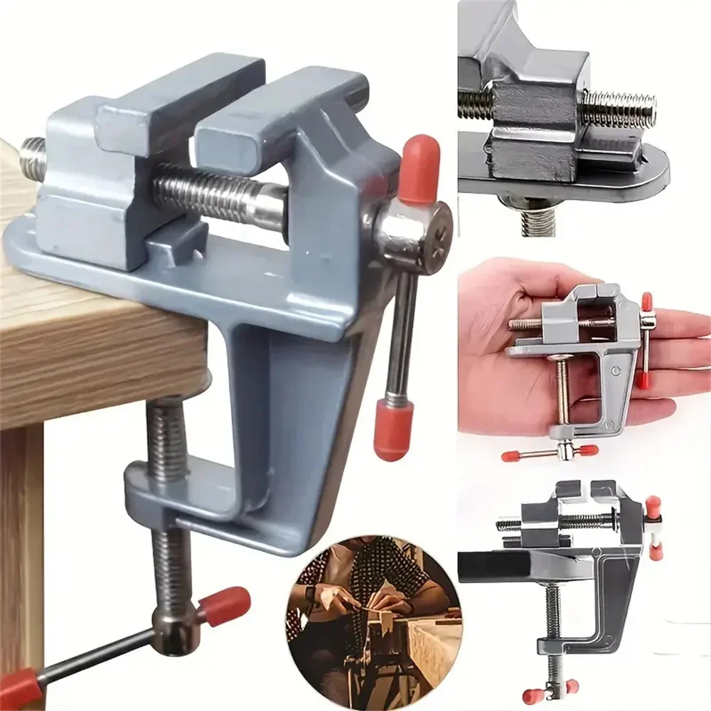 Mini Bench Vise Aluminum Clamp On Hobby Tool