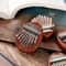 Mini Wooden Kalimba Key Thumb Piano Pendant Gift 1