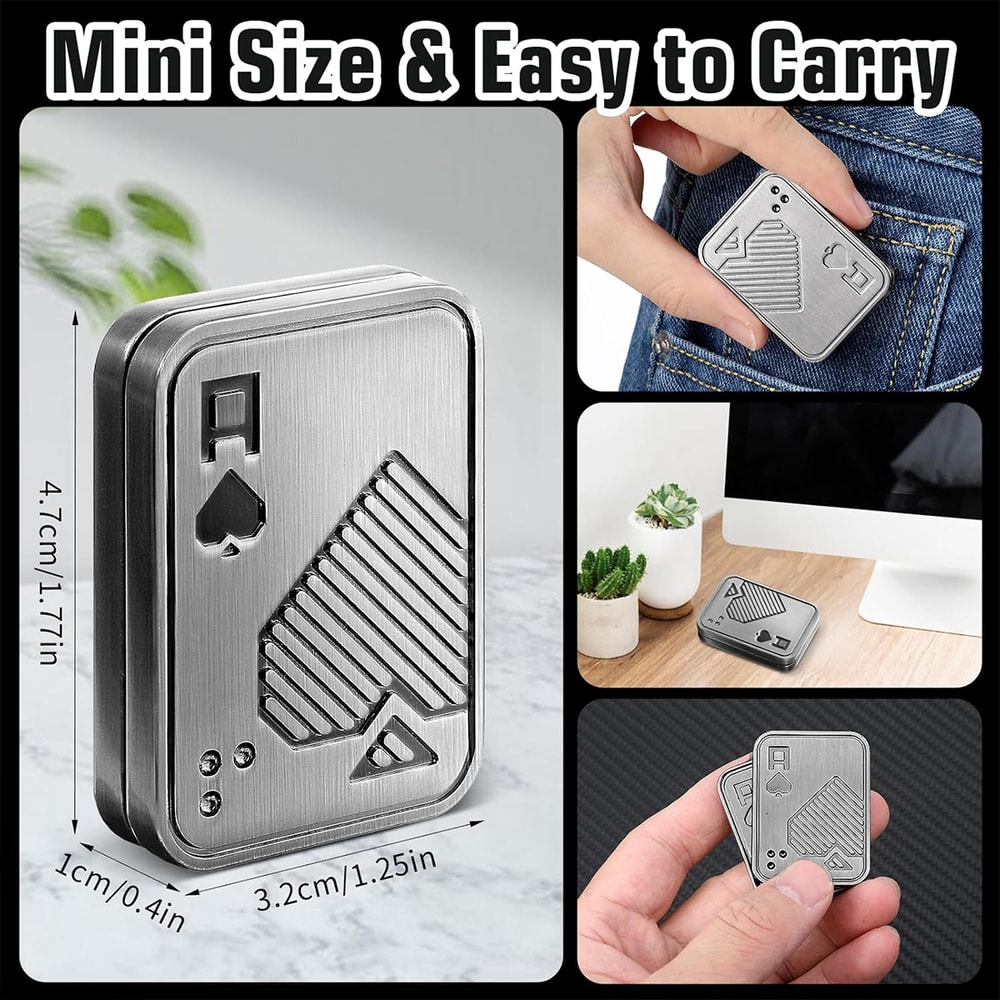Fidget Toy Fingertip Gyroscope Metal Slider For Stress Relief 1