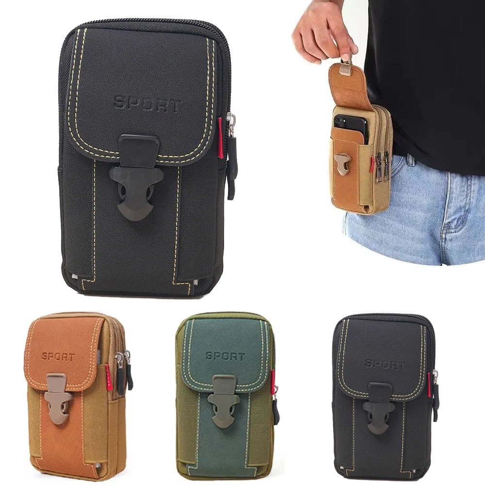 Tactical Belt Pouch Phone Holster Bag For Men 0
