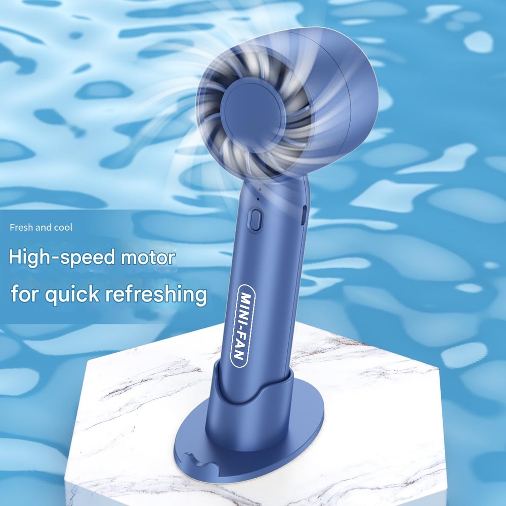 TurboCool USB Rechargeable Handheld Mini Portable Fan