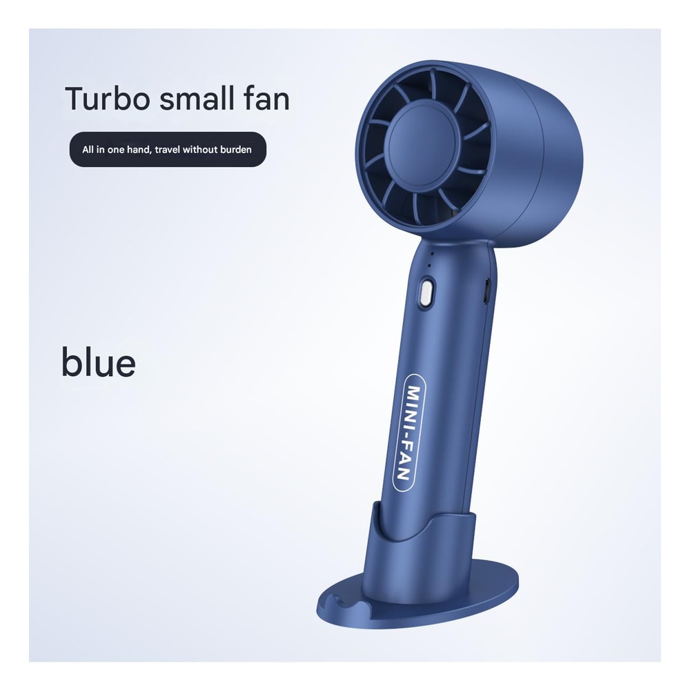 TurboCool USB Rechargeable Handheld Mini Portable Fan