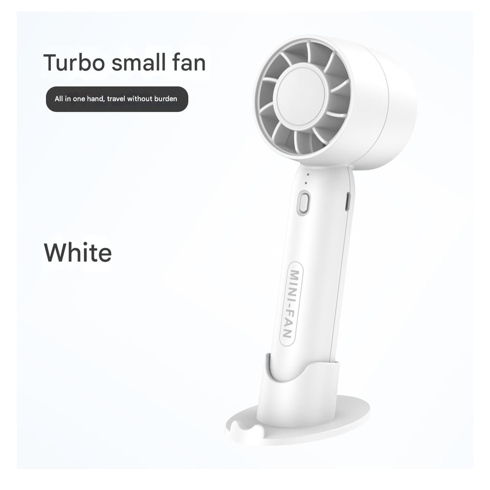TurboCool USB Rechargeable Handheld Mini Portable Fan
