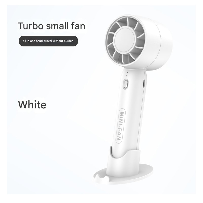 TurboCool USB Rechargeable Handheld Mini Portable Fan