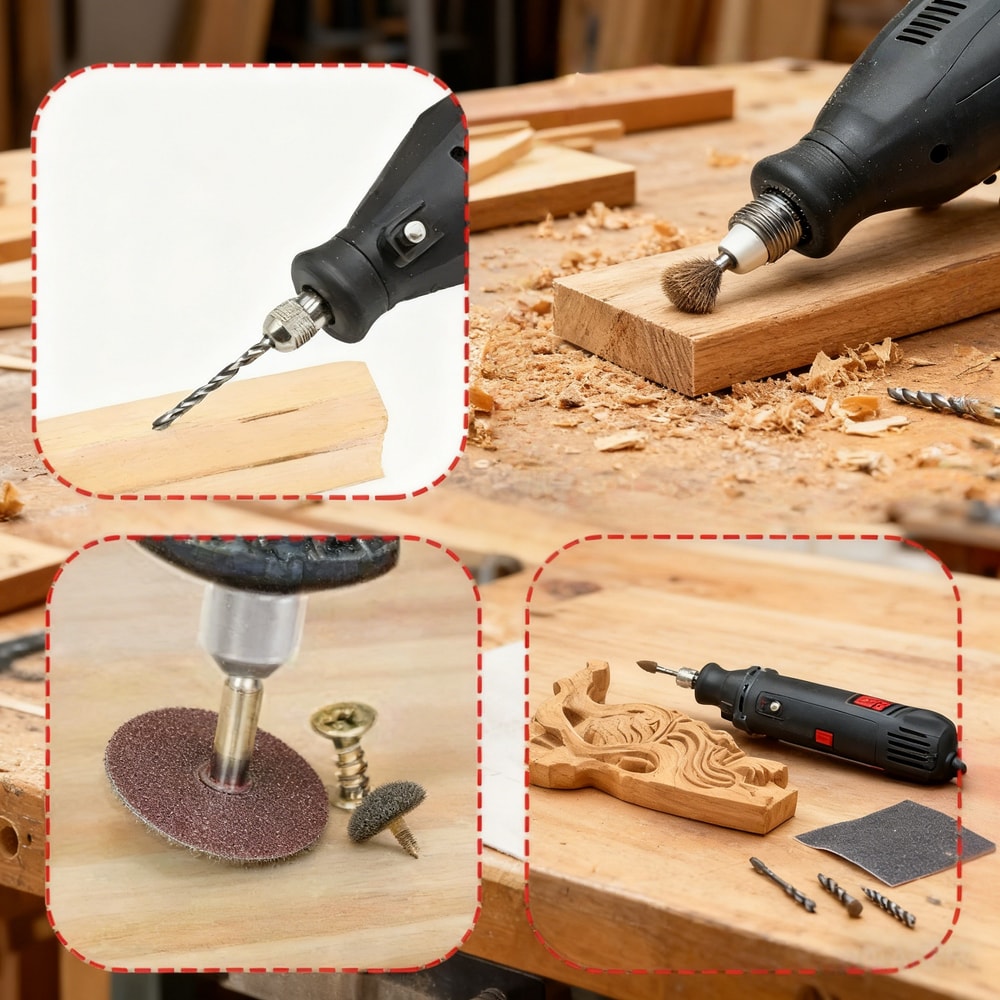 Premium Rotary Tool Accessories Set Complete Mini Drill Accessory Kit For Grinding Sanding Polishi 3