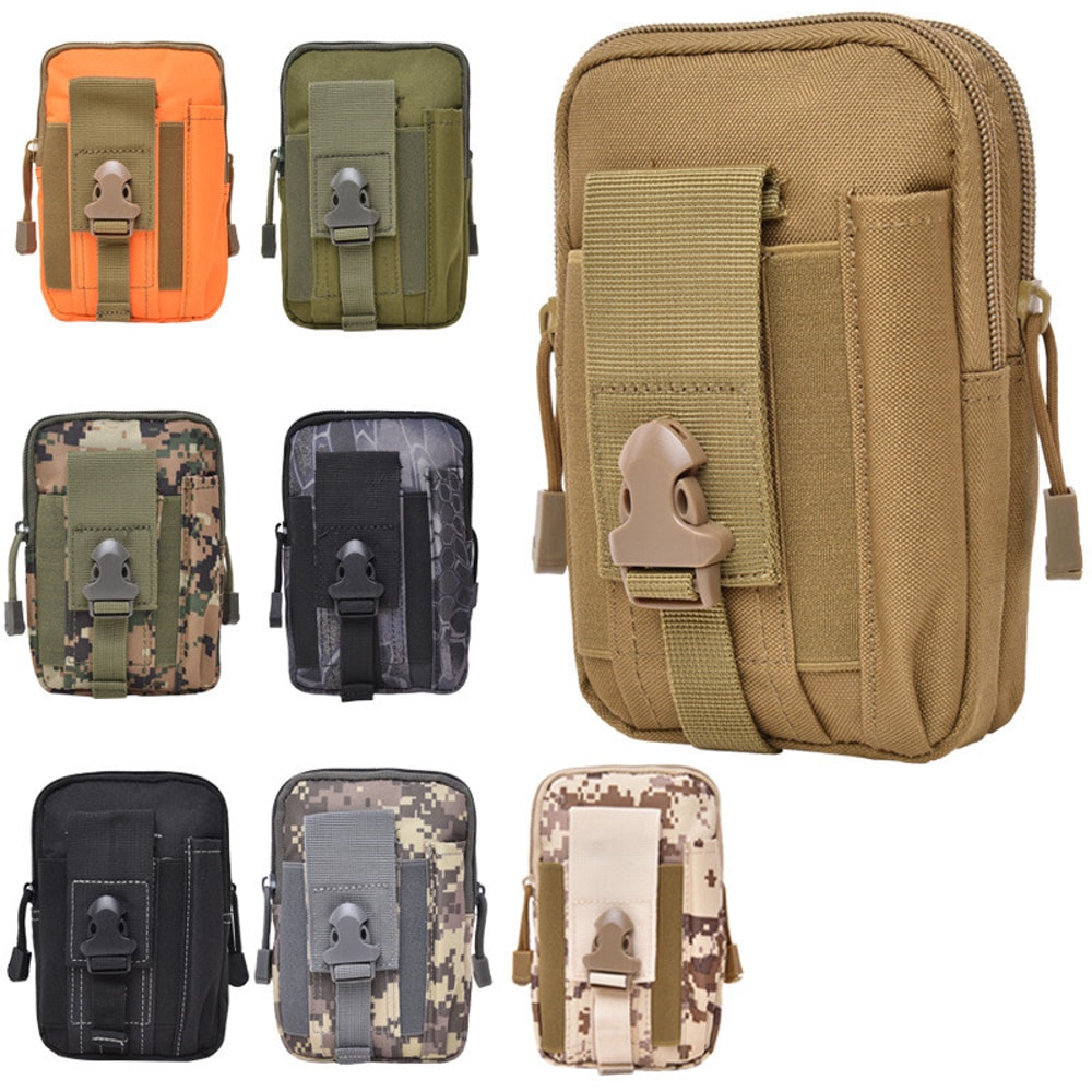 Tactical Pouch Waist Pack Compact Survival Tool Bag for Outdoor Adventure