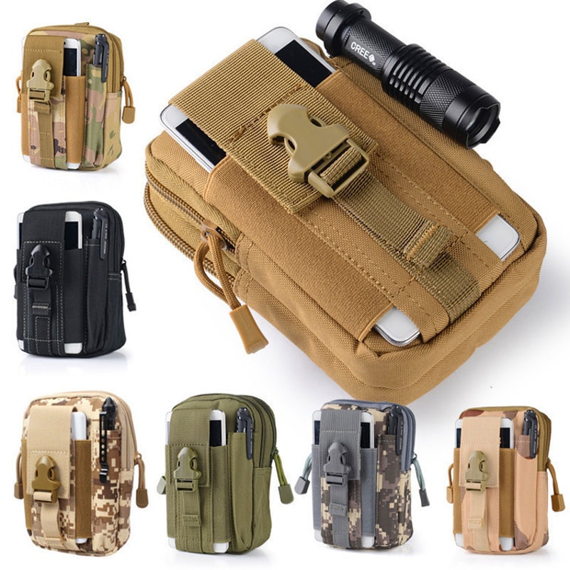 Tactical Pouch Waist Pack Compact Survival Tool Bag for Outdoor Adventure