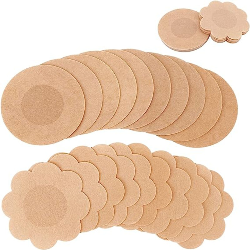 Invisible Nipple Covers Disposable Nipple Stickers Bra Less Pasties For Smooth Coverage 0