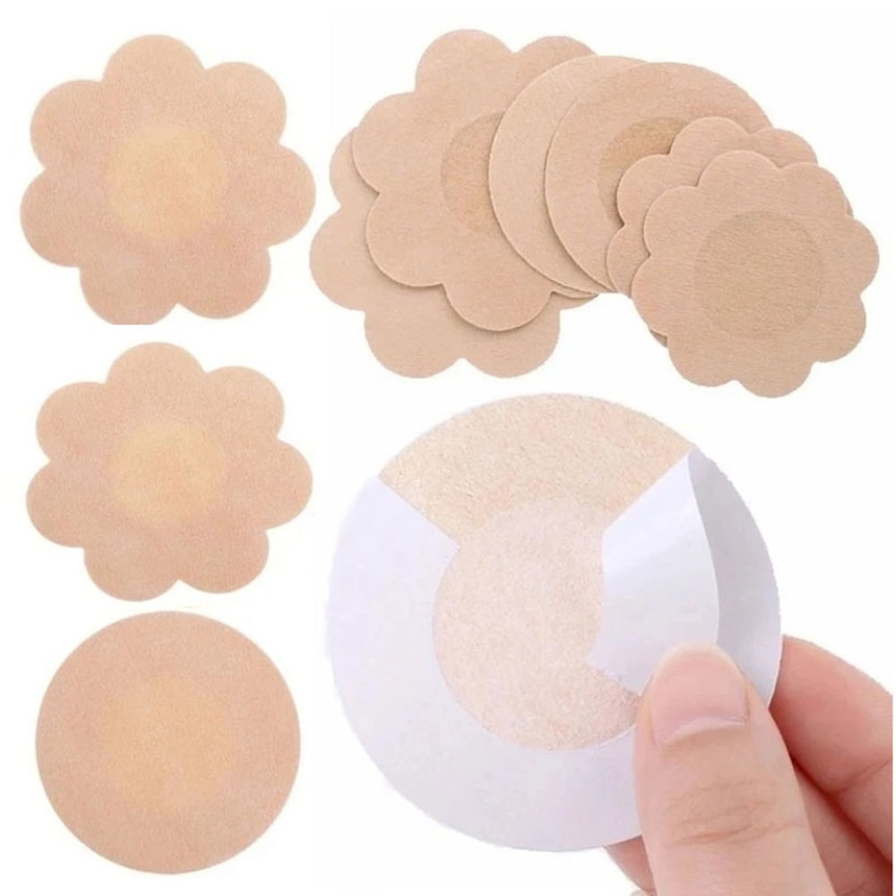 Invisible Nipple Covers Disposable Nipple Stickers Bra Less Pasties For Smooth Coverage 1