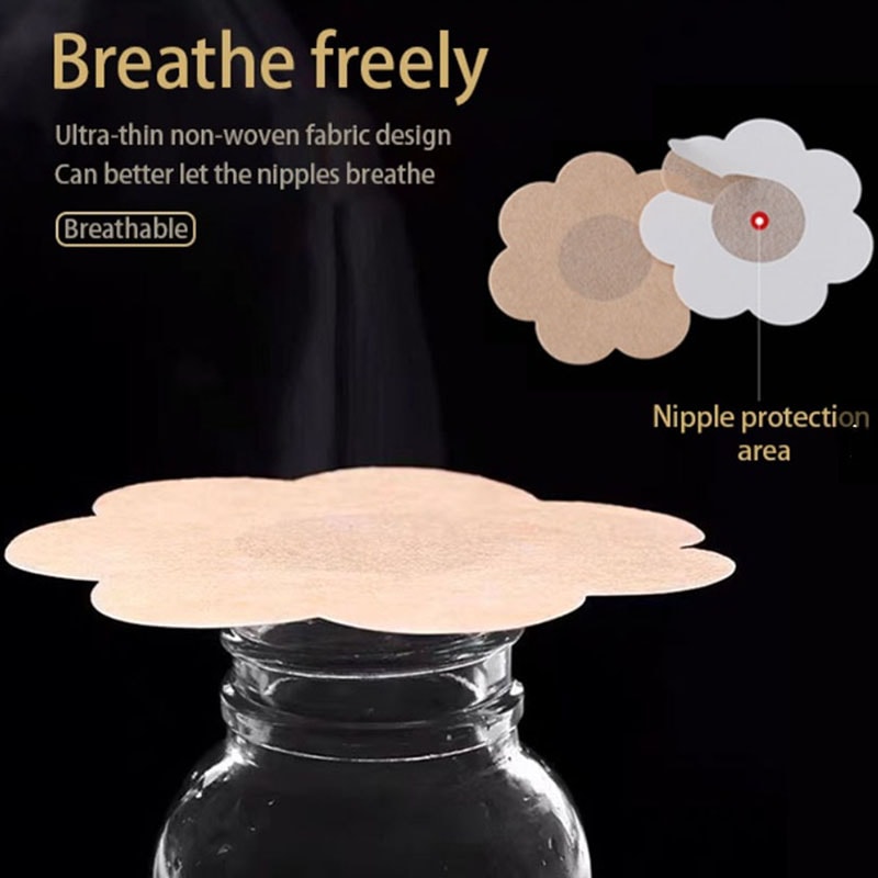 Invisible Nipple Covers Disposable Nipple Stickers Bra Less Pasties For Smooth Coverage 2