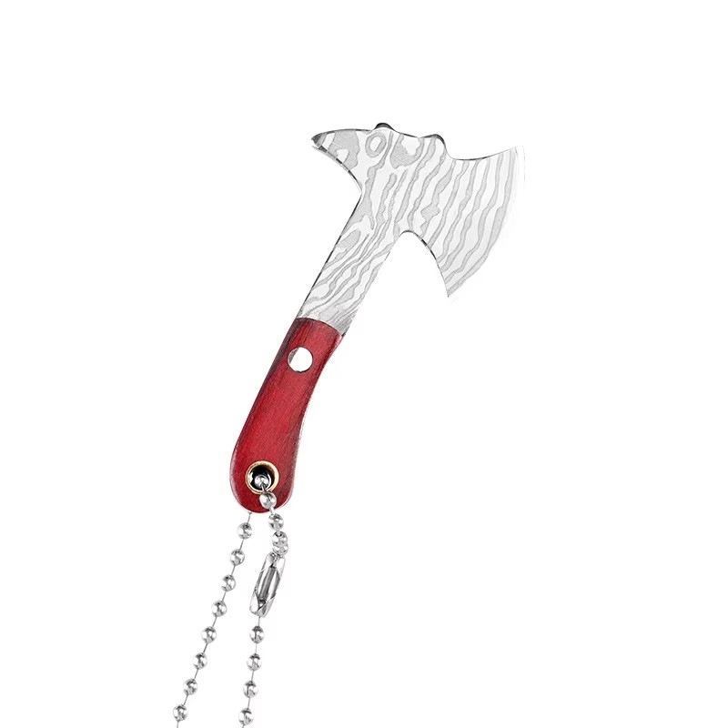 Premium Mini Axe Knife Portable Keychain Knife Tool For Camping Everyday Carry 7