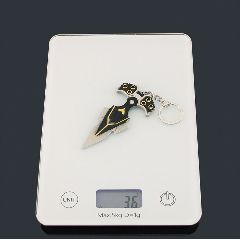 Mini Knife Keychain Game Pendant Metal Alloy Collectible Accessory 3