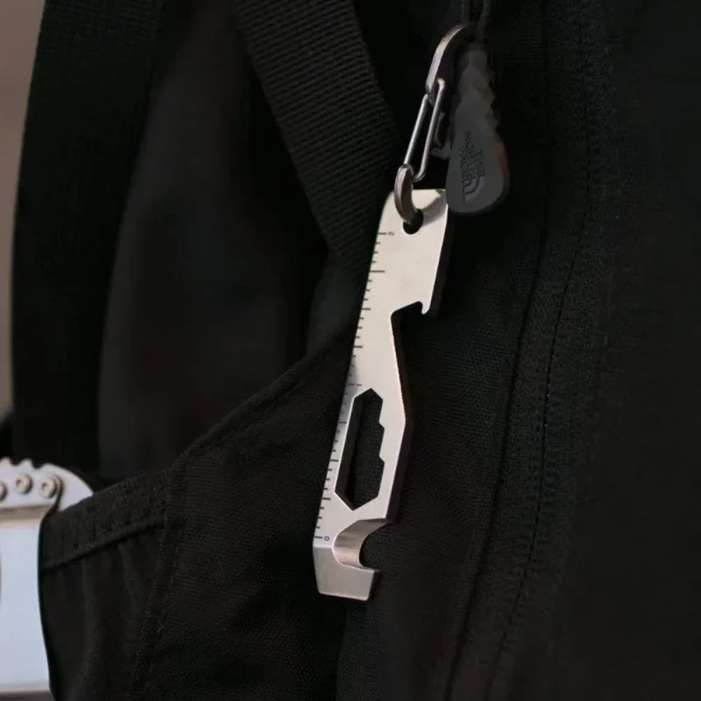Compact Pocket Tool Durable Multi Tool Keychain for Everyday Carry & Outdoor Gear