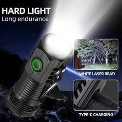 ultra compact rechargeable led flashlight mini powerful tactical flashlight with led bright beam
