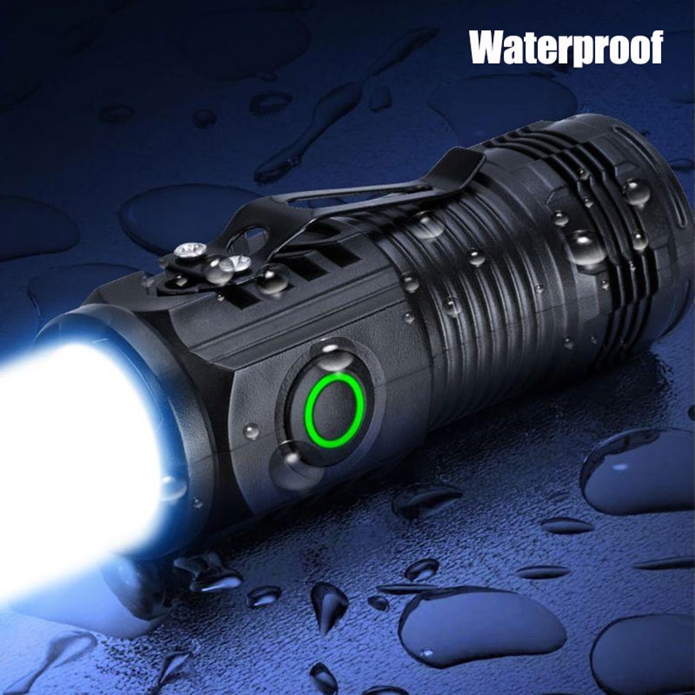 Ultra Compact Rechargeable LED Flashlight Mini Powerful Tactical Flashlight With LED Bright Beam 1