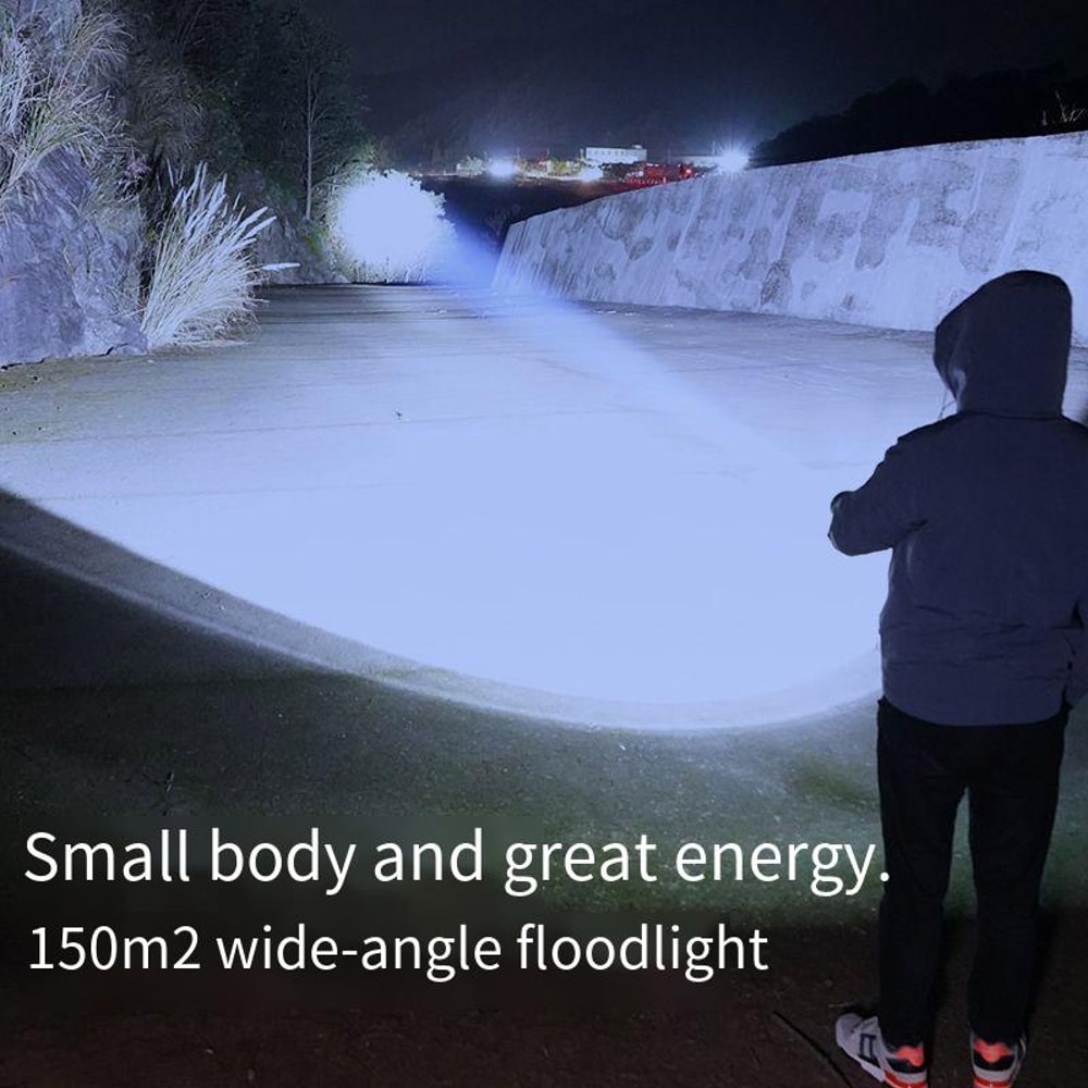 Ultra Compact Rechargeable LED Flashlight Mini Powerful Tactical Flashlight With LED Bright Beam 2