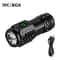 Ultra Compact Rechargeable LED Flashlight Mini Powerful Tactical Flashlight With LED Bright Beam 3