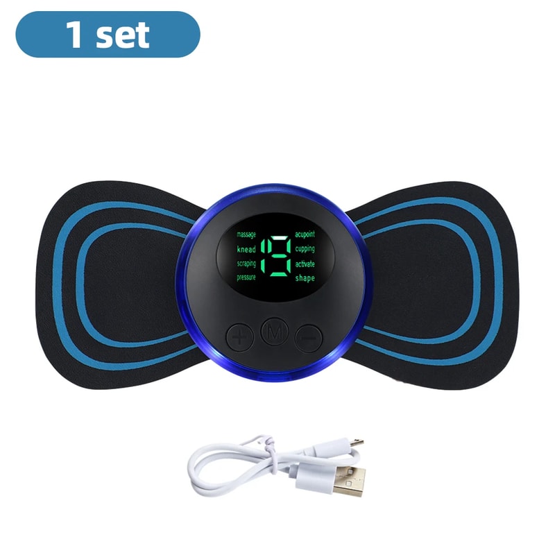 Portable Electric Neck Muscle Pain Relief Device With EMS Massage 4