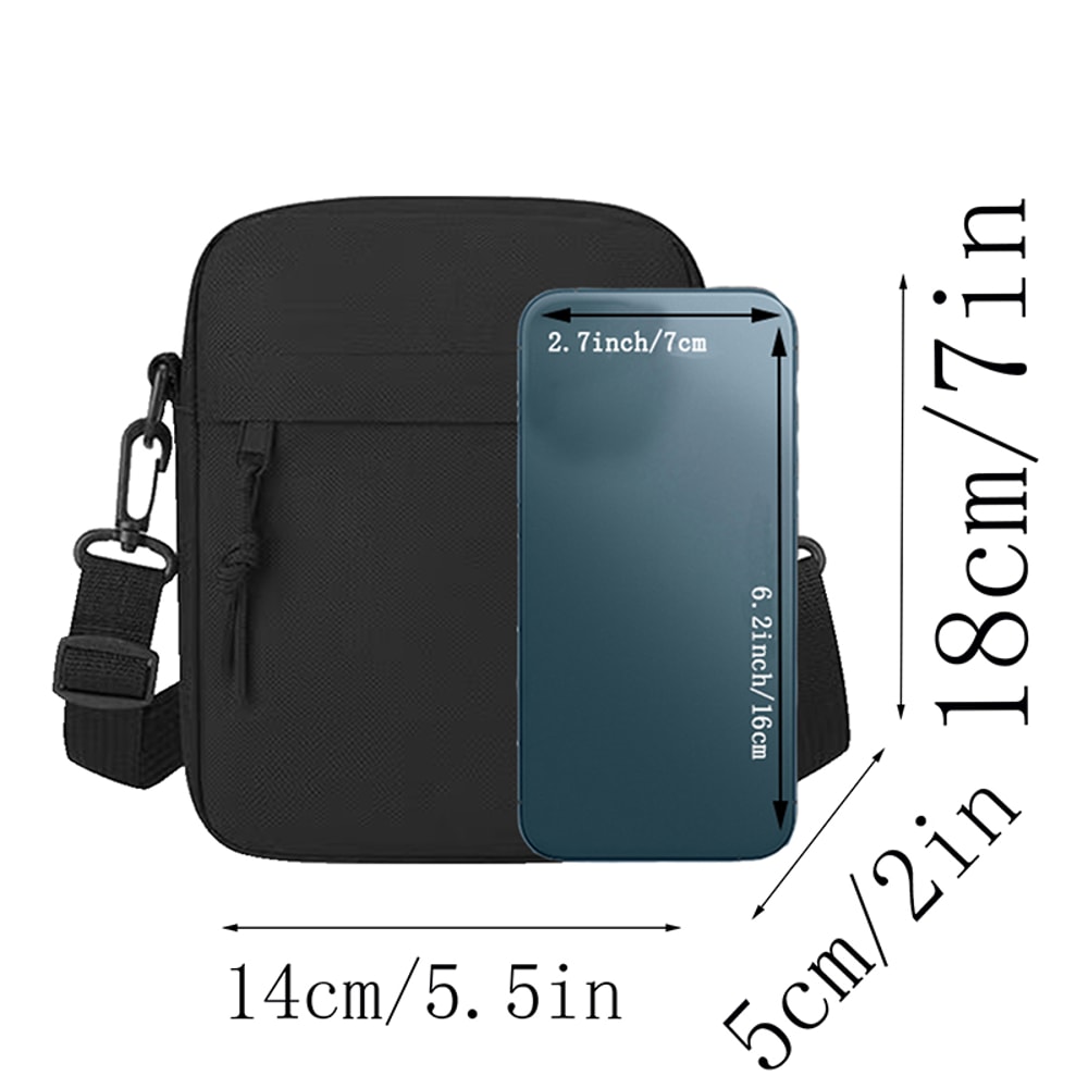 Lightweight Unisex Crossbody & Small Shoulder Bag Compact Mobile Phone Bag