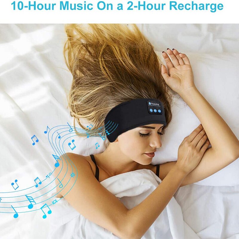 Wireless Bluetooth Sleep Headband for Sports & Relaxation