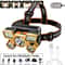 Powerful Rechargeable Head Flashlight for Fishing, Camping & Hiking