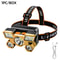 Powerful Rechargeable Head Flashlight for Fishing, Camping & Hiking