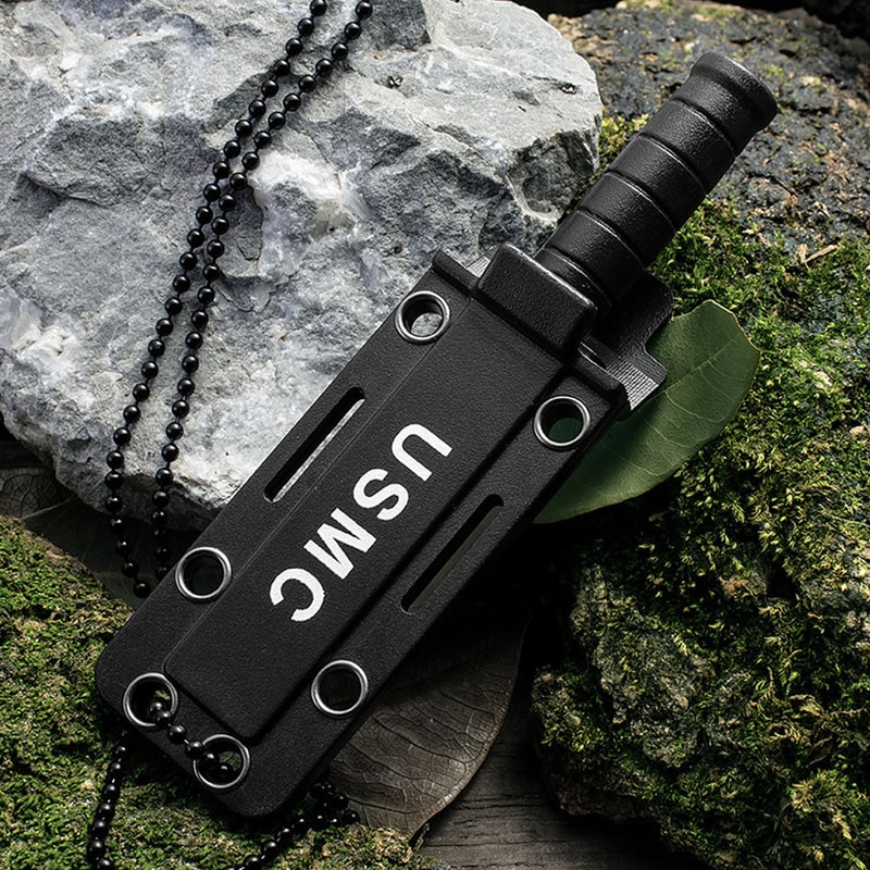All Purpose Mini Outdoor Survival Knife Compact Portable Stainless Steel Utility Blade for Camping