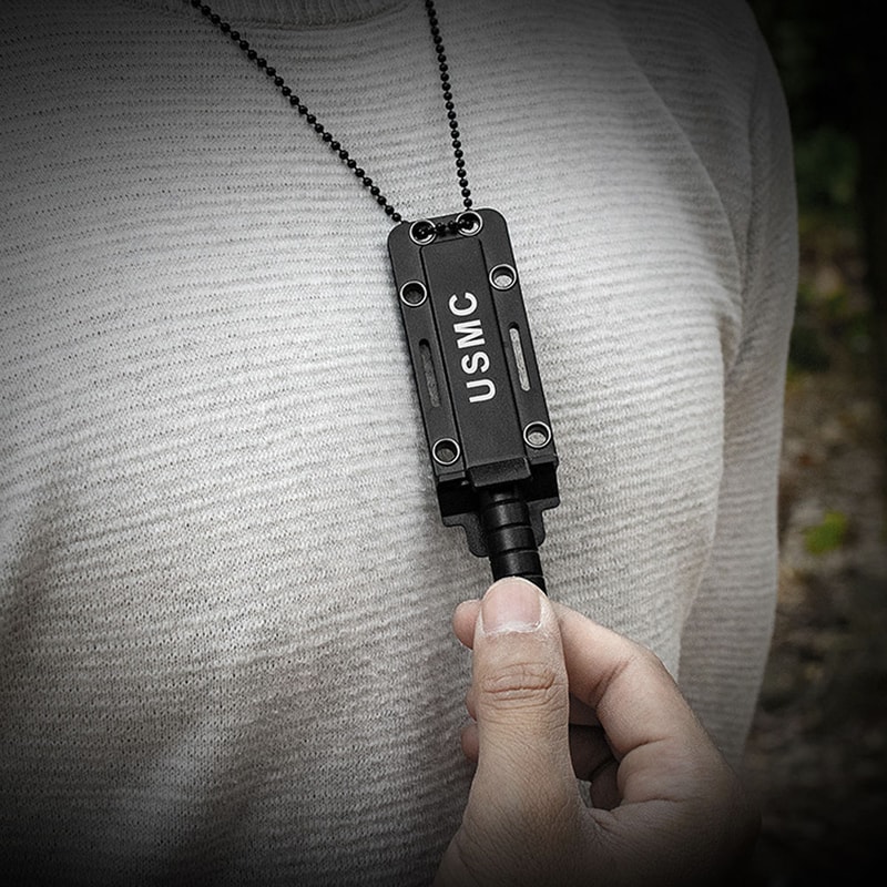 All Purpose Mini Outdoor Survival Knife Compact Portable Stainless Steel Utility Blade for Camping