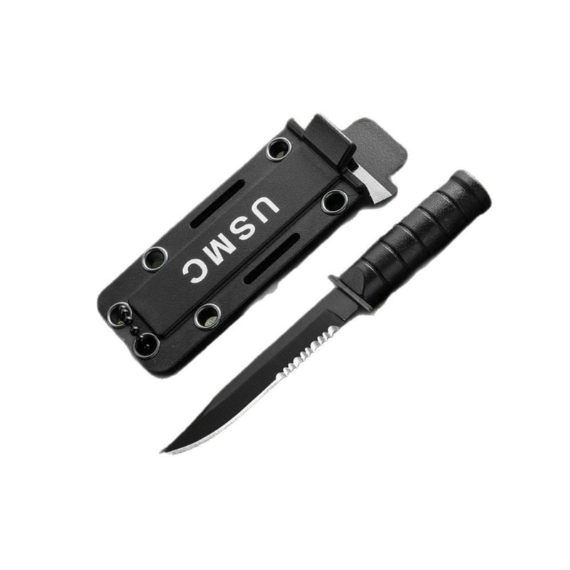 All Purpose Mini Outdoor Survival Knife Compact Portable Stainless Steel Utility Blade for Camping