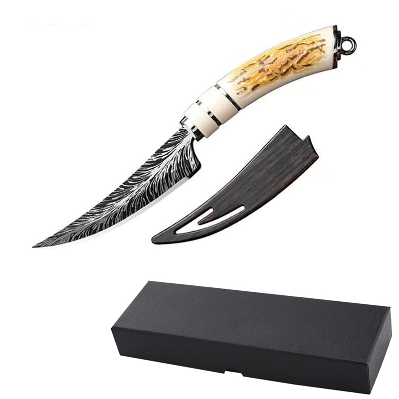 Premium Damascus Boning Knife With Protective Cover High Hardness Kitchen Knife 5