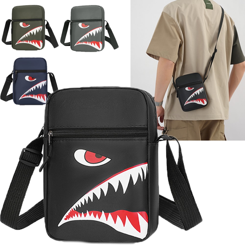 Oxford Crossbody Phone Pouch For Men Travel Chest Bag 0