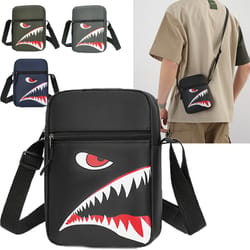 oxford crossbody phone pouch for men travel chest bag