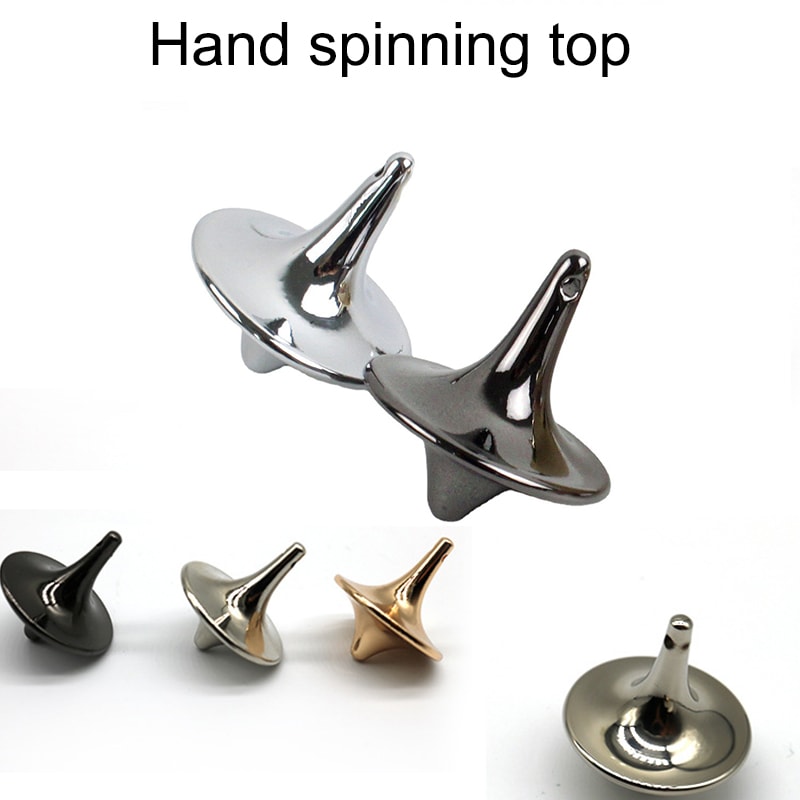 Metal Totem Spinning Top Fidget Toy for Stress Relief