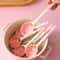 Kawaii Strawberry Ceramic Spoon For Coffee Dessert Soup 0