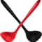 Silicone Soup Ladle Heat Resistant Nonstick Long Handle Serving Spoon