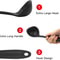 Silicone Soup Ladle Heat Resistant Nonstick Long Handle Serving Spoon