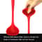 Silicone Soup Ladle Heat Resistant Nonstick Long Handle Serving Spoon
