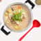 Silicone Soup Ladle Heat Resistant Nonstick Long Handle Serving Spoon