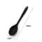 Soft Silicone Cooking Spoon With Long Handle For Stirring And Serving 0