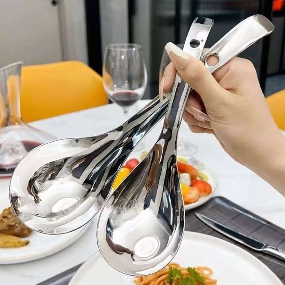 Elegant Gold Stainless Steel Spoon With Long Handle For Dessert And Coffee 0