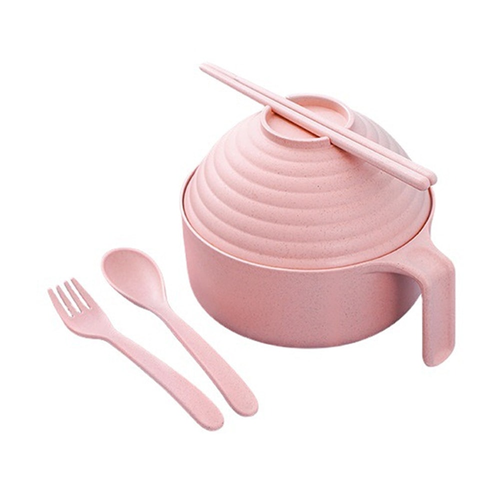 Microwave Ramen Bowl Set With Lid And Chopsticks 4
