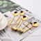 Gold Coffee Spoons Stainless Steel Teaspoons Dessert Spoon Set