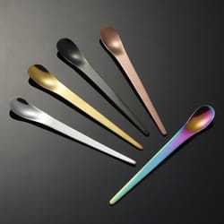 stainless steel tea spoon for espresso coffee and desserts