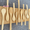 Bamboo Honey Spoon Set Natural Wooden Teaspoons For Honey Coffee And Condiments 4
